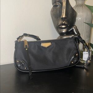 Aldo black nylon mini purse